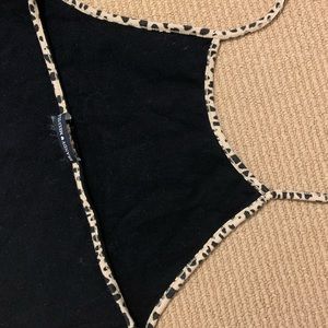 Brandy Melville Cheetah Print Lined Halter Top